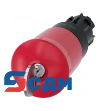 3SU1000-1HK20-0AA0 Кнопка грибовидная АВАРИЙНОЙ ОСТАНОВКИ