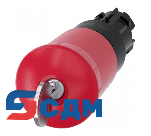 3SU1000-1HK20-0AA0 Кнопка грибовидная АВАРИЙНОЙ ОСТАНОВКИ