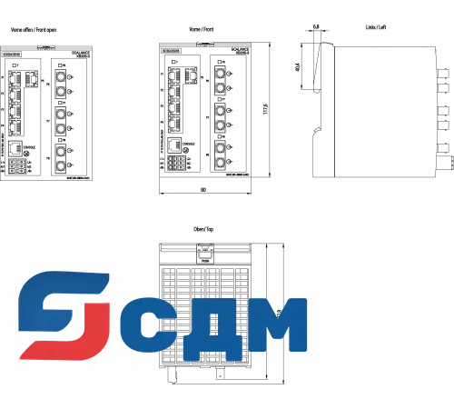 6GK5205-3BB00-2AB2 SCALANCE XB-200 управляемый