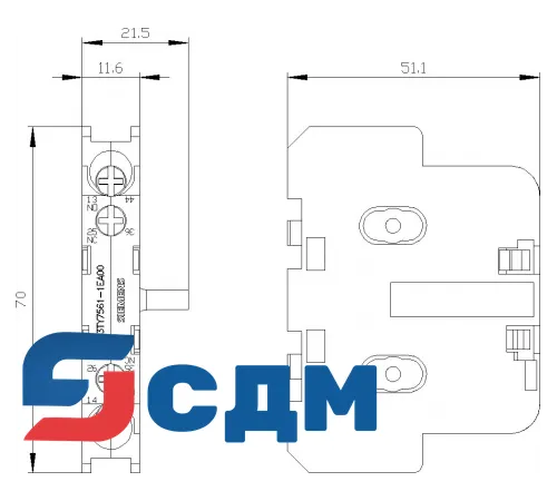 3TY7561-1EA00 Запасные части для 3TF6