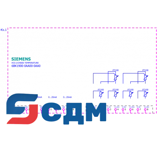 6BK1900-0AA00-0AA0 Центральный интерфейсный модуль (CIM)