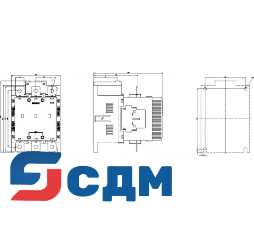 3RT1264-6NF36 Вакуумный контактор 3RT12, 3-х полюсные