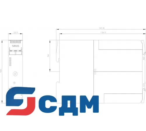 3RM1002-3AA14 SIRIUS 3RM1 пускатель двигателя