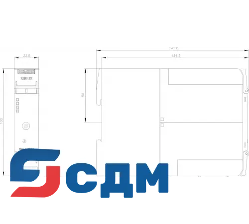 3RM1007-2AA14 SIRIUS 3RM1 пускатель двигателя
