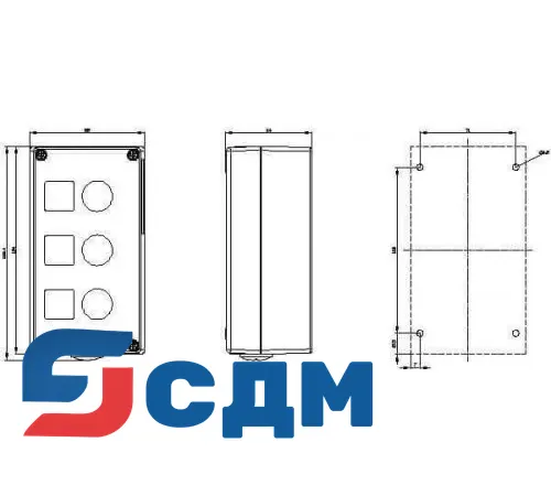 3SU1853-0AA00-0AB1 Пустой корпус