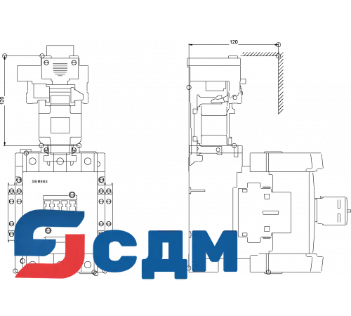 Дополнительный аксессуар Siemens 3RT1955-5NB31