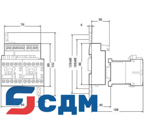 Реле безопасности Siemens 3TK2851-1AL20