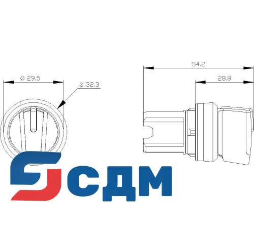 3SU1052-2BL30-0AA0 Селекторные переключатели