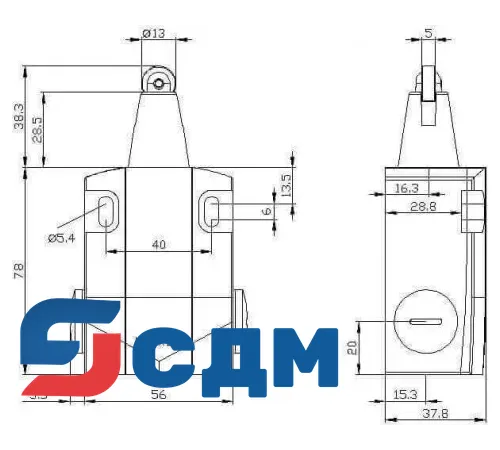 3SE5122-0BD02 Корпуса шириной 56 мм