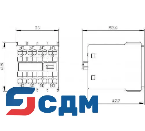 Вспомогательный контактор Siemens 3RH2911-2FA40