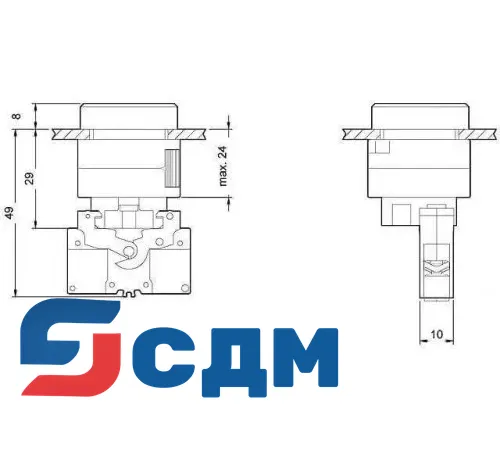 3SB3202-0AA11 Комплектная комбинации устройств