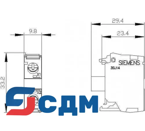 3SU1401-1BB50-1AA0 Светодиодный модуль