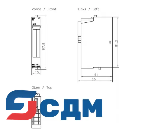 6ES7134-4NB01-0AB0 система распределенного ввода-вывода SIMATIC ET 200S