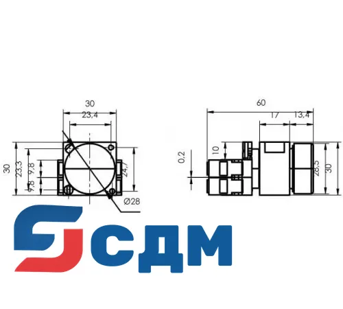 3SB3645-0AA41 Комплектная комбинации устройств