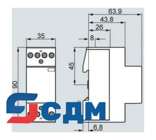 5TT5030-2 5TT5 0 Insta контакторы, AC/DC