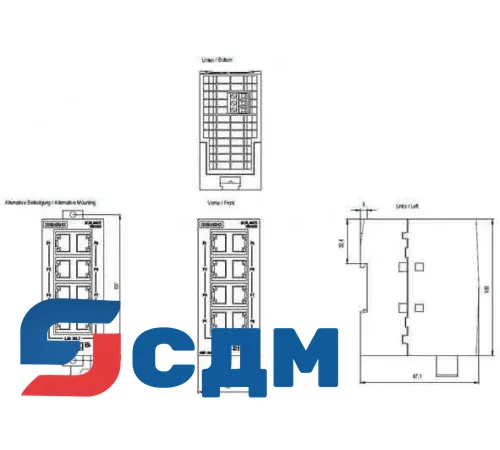 6GK5008-0GA00-1AB2 Неуправляемые коммутаторы SCALANCE XB-000