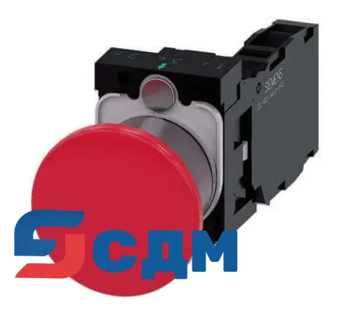 3SU1130-1BA20-1FA0-ZY15 Кнопка грибовидная