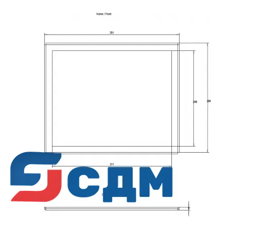 6AV6671-8XS00-0AX0 Монтажная рамка