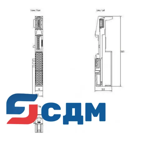 6ES7193-6BP20-2DA0 Базовый блок