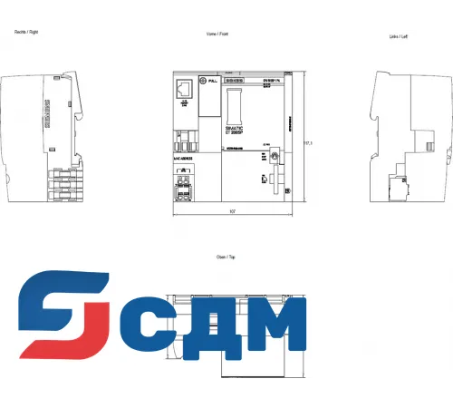 6ES7510-1DJ01-0AB0 Программируемый контроллер