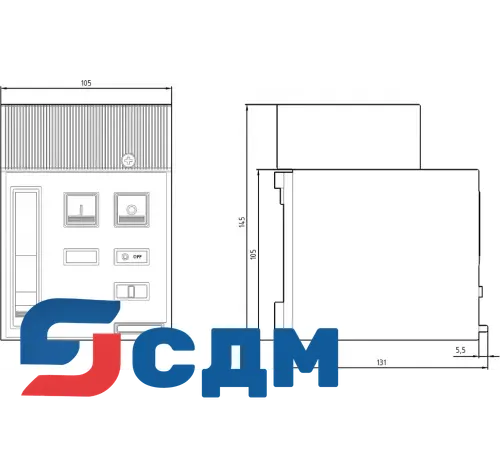 3RV1976-3AP3 Поворотная рукоятка