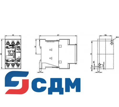 Контактор Siemens 3RT2028-1BB40