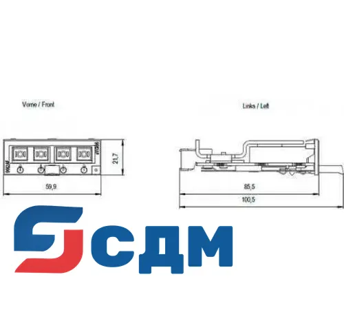 6GK5991-2AF00-8AA0 Конвертирующий модуль для SCALANCE X-300