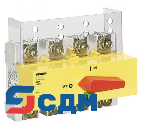 5TE1435 Блокируемый выключатель наргузки 5TE1, установочная глубина 92 мм