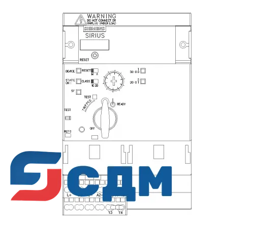 3RA6500-2CB43 Реверсивный компактный пускатель 3RA65