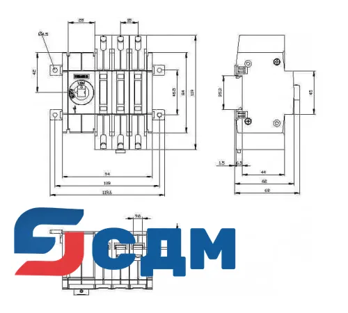 3KD2630-2ME10-0 Выключатель-разъединитель SENTRON