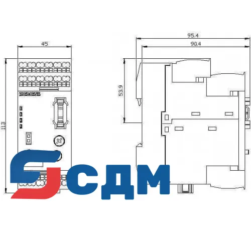 3RB2283-4AC1 3RB22, 3RB23 для высокофункциональных применений