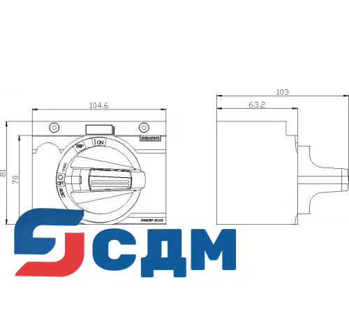 3VA9267-0EK15 Аксессуар и запасные части