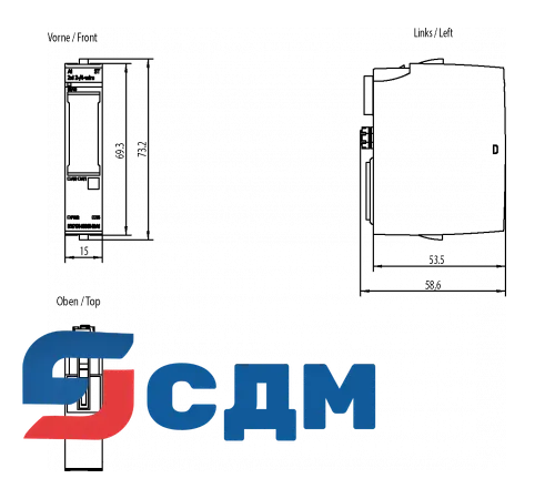 6ES7134-6GB00-0BA1 Модуль ввода аналоговых сигналов