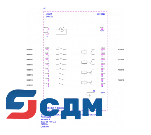6ED1052-2HB08-0BA1 Логический модуль LOGO! нового поколения