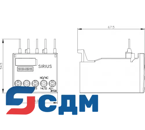 3RT2916-1PB2 RC гаситель