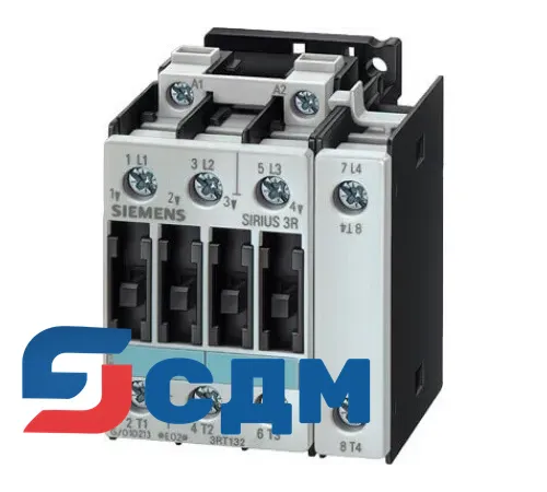 3RT1325-1AB00 Контактор 3RT13, 4-х полюсные (4 S), для коммутации оммической нагрузки (AC-1)