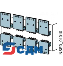 3WL9111-0AL04-0AA0 Фронтальное подсоединение сверху с 1 отверстием