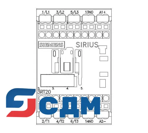 Контактор Siemens 3RT2016-2BB41