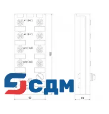 3RK1400-1DQ03-0AA3 Модуль дискретного ввода/вывода К60 с IP67