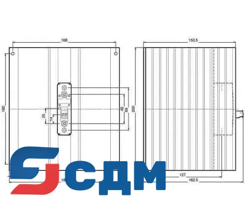 3RF2390-1BA24 1-фазный полупроводниковый контактор 3RF23