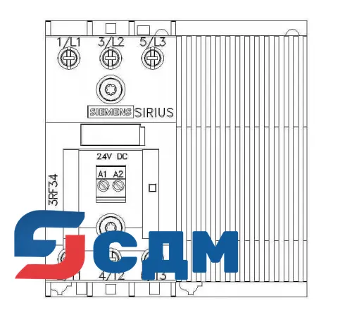 3RF3410-1BB06 Полупроводниковый 3-фазный контактор SIRIUS 3RF34