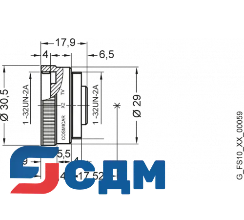 6GF9001-1BV Объектив