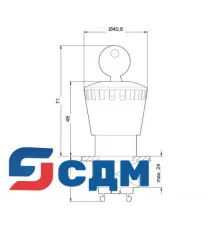 3SB3000-1BA20 Приводы - АВАРИЙНАЯ ОСТАНОВКА грибовидные кнопки