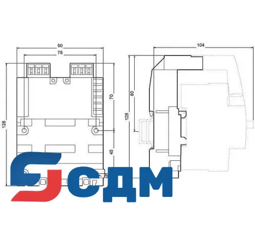 3RV1917-4A 3RV19 система подачи