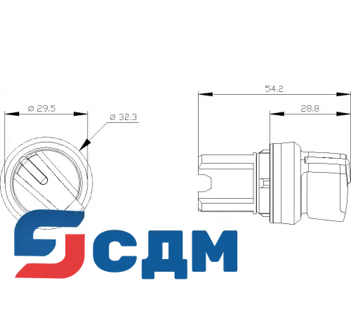 3SU1052-2BC20-0AA0 Селекторные переключатели