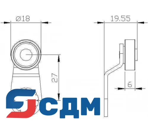 3SE5000-0AA03 Корпуса шириной 40 мм в соответствии с EN 50041