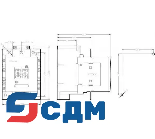 Контактор Siemens 3RT1054-2AF36