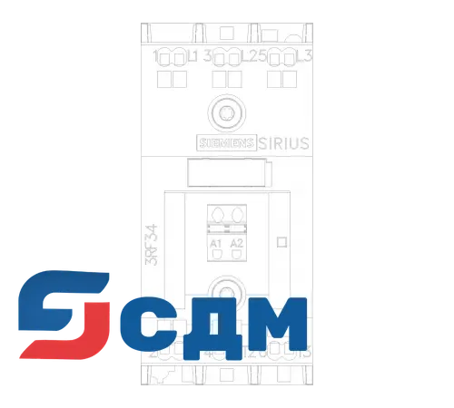 3RF3405-2BB24 Полупроводниковый 3-фазный контактор SIRIUS 3RF34