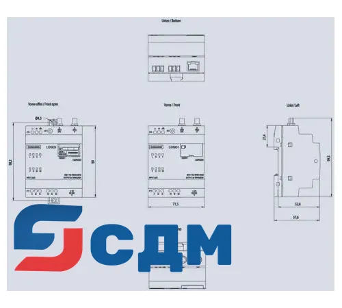 6GK7142-7BX00-0AX0 Логический модуль LOGO!