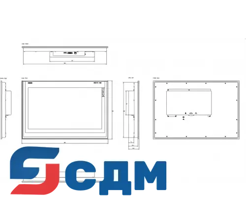 6AV7863-4AA00-0AA0 SIMATIC Industrial Flat Panel